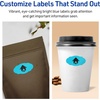 image:imageAvery Printable Oval Scalloped Labels Sure Feed Technology 118 x 214 Bright Blue Labels PrinttoTheEdge LaserInkjet Printable 1680 Total Great for Candles and Jars840 labels