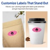 image:imageAvery Printable Oval Scalloped Labels Sure Feed Technology 118 x 214 Bright Pink Labels PrinttoTheEdge LaserInkjet Printable 210 Total Great for Candles and Jars210 labels