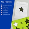 image:imageAvery Printable Star Labels Sure Feed Technology 214 x 238 Bright Green Labels PrinttoTheEdge LaserInkjet 120 Total Great for Reward Stickers and Mailing Seals120 labels