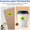 image:imageAvery Printable Star Labels Sure Feed Technology 214 x 238 Bright Green Labels PrinttoTheEdge LaserInkjet 120 Total Great for Reward Stickers and Mailing Seals120 labels