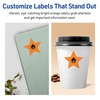 image:imageAvery Printable Star Labels Sure Feed Technology 214 x 238 Bright Orange Labels PrinttoTheEdge LaserInkjet 120 Total Great for Reward Stickers and Mailing Seals120 labels