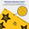 image:imageAvery Printable Star Labels Sure Feed Technology 214 x 238 Bright Yellow Labels PrinttoTheEdge LaserInkjet 120 Total Great for Reward Stickers and Mailing Seals480 labels