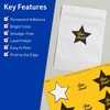 image:imageAvery Printable Star Labels Sure Feed Technology 214 x 238 Bright Yellow Labels PrinttoTheEdge LaserInkjet 120 Total Great for Reward Stickers and Mailing Seals960 labels
