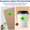 image:imageAvery Printable Star Labels Sure Feed Technology 214 x 238 Neon Green Labels PrinttotheEdge LaserInkjet 120 Total Great for Reward Stickers and Mailing Seals240 labels
