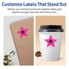 image:imageAvery Printable Star Labels Sure Feed Technology 214 x 238 Neon Magenta Labels PrinttoTheEdge LaserInkjet 120 Total Great for Reward Stickers and Mailing Seals240 labels