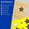 image:imageAvery Printable Star Labels Sure Feed Technology 214 x 238 Neon Yellow Labels PrinttotheEdge LaserInkjet 120 Total Great for Reward Stickers and Mailing Seals240 labels