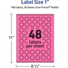 image:imageAvery Printable Starburst Labels Sure Feed Technology 1 Bright Pink Labels PrinttoTheEdge LaserInkjet 480 Total Great for Mailing Seals and Planner Stickers960 labels