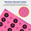image:imageAvery Printable Starburst Labels Sure Feed Technology 1 Bright Pink Labels PrinttoTheEdge LaserInkjet 480 Total Great for Mailing Seals and Planner Stickers3 840 labels