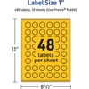image:imageAvery Printable Starburst Labels Sure Feed Technology 1 Bright Yellow Labels PrinttotheEdge LaserInkjet 480 Total Great for Mailing Seals and Planner Stickers480 labels