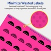 image:imageAvery Printable Starburst Labels Sure Feed Technology 1 Neon Magenta Labels PrinttoTheEdge LaserInkjet 480 Total Great for Mailing Seals and Planner Stickers480 labels
