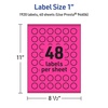 image:imageAvery Printable Starburst Labels Sure Feed Technology 1 Neon Magenta Labels PrinttoTheEdge LaserInkjet 480 Total Great for Mailing Seals and Planner Stickers1 920 labels