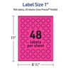 image:imageAvery Printable Starburst Labels Sure Feed Technology 1 Neon Magenta Labels PrinttoTheEdge LaserInkjet 480 Total Great for Mailing Seals and Planner Stickers960 labels