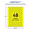 image:imageAvery Printable Starburst Labels Sure Feed Technology 1 Neon Yellow Labels PrinttotheEdge LaserInkjet 960 Total Great for Mailing Seals and Planner Stickers3 840 labels