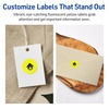 image:imageAvery Printable Starburst Labels Sure Feed Technology 1 Neon Yellow Labels PrinttotheEdge LaserInkjet 960 Total Great for Mailing Seals and Planner Stickers480 labels