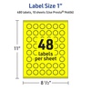 image:imageAvery Printable Starburst Labels Sure Feed Technology 1 Neon Yellow Labels PrinttotheEdge LaserInkjet 960 Total Great for Mailing Seals and Planner Stickers480 labels