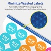 image:imageAvery TrueBlock Matte White Starburst Labels Sure Feed Technology 1 2400 Matte White Labels PrinttoTheEdge LaserInkjet Printable Great for Packaging and Product Merchandising1 200 labels