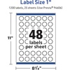image:imageAvery TrueBlock Matte White Starburst Labels Sure Feed Technology 1 2400 Matte White Labels PrinttoTheEdge LaserInkjet Printable Great for Packaging and Product Merchandising1 200 labels