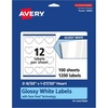image:imageAvery Glossy White Heart Labels Sure Feed Technology 2932 x 12732 120 Glossy White Labels PrinttoTheEdge Permanent Adhesive LaserInkjet Printable1 200 labels