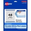 image:imageAvery Printable Durable White Starburst Labels Sure Feed Technology 1 PrinttotheEdge Waterproof Labels Laser amp PigmentBased Inkjet Compatible 480 Total4 800 labels