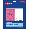 image:imageAvery Printable Starburst Labels Sure Feed Technology 1 Bright Pink Labels PrinttoTheEdge LaserInkjet 480 Total Great for Mailing Seals and Planner Stickers1 920 labels