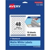 image:imageAvery TrueBlock Matte White Starburst Labels Sure Feed Technology 1 2400 Matte White Labels PrinttoTheEdge LaserInkjet Printable Great for Packaging and Product Merchandising480 labels