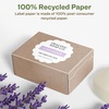 image:imageAvery EcoFriendly Matte White Recycled Round Scalloped Labels 25 Diameter PrinttoTheEdge Matte White Labels Permanent Adhesive LaserInkjet Printable 90 Total900 labels