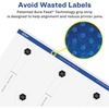 image:imageAvery Glossy Clear Lollipop Labels Sure Feed Technology 1 x 4 80 Glossy Clear Labels PrinttoTheEdge LaserInkjet Printable800 labels