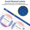 image:imageAvery Glossy Clear Round Scalloped Labels Sure Feed Technology 25 Diameter 225 Glossy Clear Labels PrinttoTheEdge LaserInkjet Printable450 labels