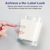 image:imageAvery Glossy Clear Round Scalloped Labels Sure Feed Technology 25 Diameter 225 Glossy Clear Labels PrinttoTheEdge LaserInkjet Printable900 labels