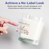 image:imageAvery Glossy Clear Square Labels Sure Feed Technology 15 x 15 200 Glossy Clear Labels PrinttoTheEdge LaserInkjet Printable500 labels