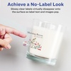 image:imageAvery Glossy Clear Square Labels Sure Feed Technology 3 x 3 30 Glossy Clear Labels PrintToTheEdge LaserInkjet Printable150 labels