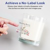 image:imageAvery Glossy Clear Square Labels Sure Feed Technology 3 x 3 30 Glossy Clear Labels PrintToTheEdge LaserInkjet Printable600 labels
