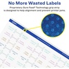 image:imageAvery Glossy White Barbell Labels Sure Feed Technology 05 x 25 450 Glossy White Labels Permanent Adhesive LaserInkjet Printable2 250 labels