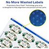 image:imageAvery Glossy White Oval Labels Sure Feed Technology 15 x 25 180 Glossy White Labels Permanent Adhesive LaserInkjet Printable900 labels