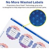 image:imageAvery Glossy White Round Scalloped Labels Sure Feed Technology 25 Diameter 90 Glossy White Labels PrinttoTheEdge Permanent Adhesive LaserInkjet Printable450 labels