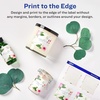 image:imageAvery Glossy White Square Labels Sure Feed Technology 15 x 15 200 Glossy White Labels PrinttoTheEdge Permanent Adhesive LaserInkjet Printable500 labels