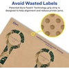 image:imageAvery Kraft Brown Lollipop Labels Sure Feed Technology 15 x 4 200 Kraft Brown Labels PrinttoTheEdge LaserInkjet Printable200 labels