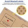 image:imageAvery Kraft Brown Square Labels Sure Feed Technology 3 x 3 90 Kraft Brown Labels PrinttoTheEdge LaserInkjet Printable150 labels