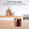 image:imageAvery Kraft Brown Wraparound Band Labels Sure Feed Technology 15 x 35 Cigar Band Labels 150 Total PrinttoTheEdge LaserInkjet Printable1 000 labels