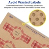 image:imageAvery Kraft Brown Wraparound Band Labels Sure Feed Technology 15 x 35 Cigar Band Labels 150 Total PrinttoTheEdge LaserInkjet Printable250 labels