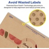 image:imageAvery Kraft Brown Wraparound Band Labels Sure Feed Technology 238 x 8 Cigar Band Labels 300 Total LaserInkjet Printable45 labels