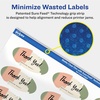 image:imageAvery Matte Clear Oval Labels Sure Feed Technology 1 x 2 240 Matte Clear Labels PrinttoTheEdge LaserInkjet Printable240 labels