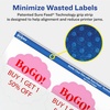 image:imageAvery Matte Clear Round Scalloped Labels Sure Feed Technology 25 Diameter 90 Matte Clear Labels PrinttoTheEdge LaserInkjet Printable900 labels