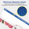 image:imageAvery Matte Clear Wraparound Band Labels Sure Feed Technology 238 x 8 Cigar Band Labels 30 Total LaserInkjet Printable75 labels