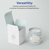 image:imageAvery Matte White Oval Labels Sure Feed Technology 425 x 325 100 Matte White Printable Labels100 Labels