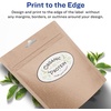 image:imageAvery Matte White Oval Labels Sure Feed Technology 425 x 325 100 Matte White Printable Labels400 Labels