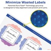 image:imageAvery Matte White Removable Round Scalloped Labels Sure Feed Technology PrinttoTheEdge 25 Diameter 135 Removable Labels LaserInkjet Printable225 labels
