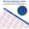 image:imageAvery Matte White Removable Square Labels Sure Feed Technology PrinttoTheEdge 34 x 34 1200 Removable Labels LaserInkjet Printable4 000 labels
