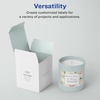 image:imageAvery Matte White Scalloped Rectangle Labels Sure Feed Technology 2 x 3 200 Matte White Printable Labels200 Labels