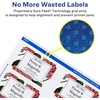 image:imageAvery Matte White Scalloped Rectangle Labels Sure Feed Technology 2 x 3 200 Matte White Printable Labels800 Labels